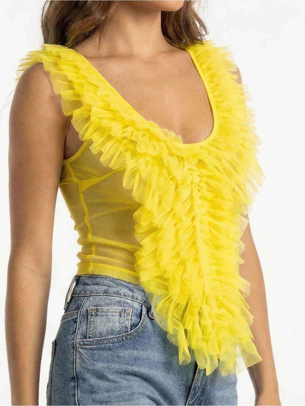 Fairytale Ruffle Cascade Tank - Picture 2 of 4